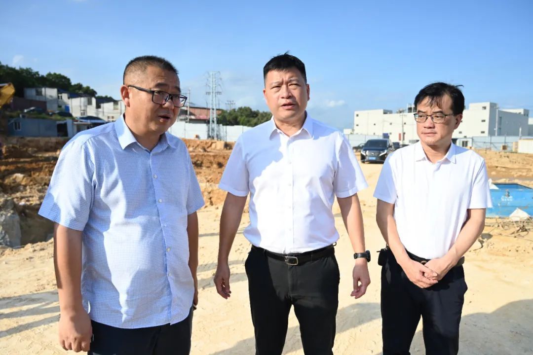  区委书记调研重点项目建设